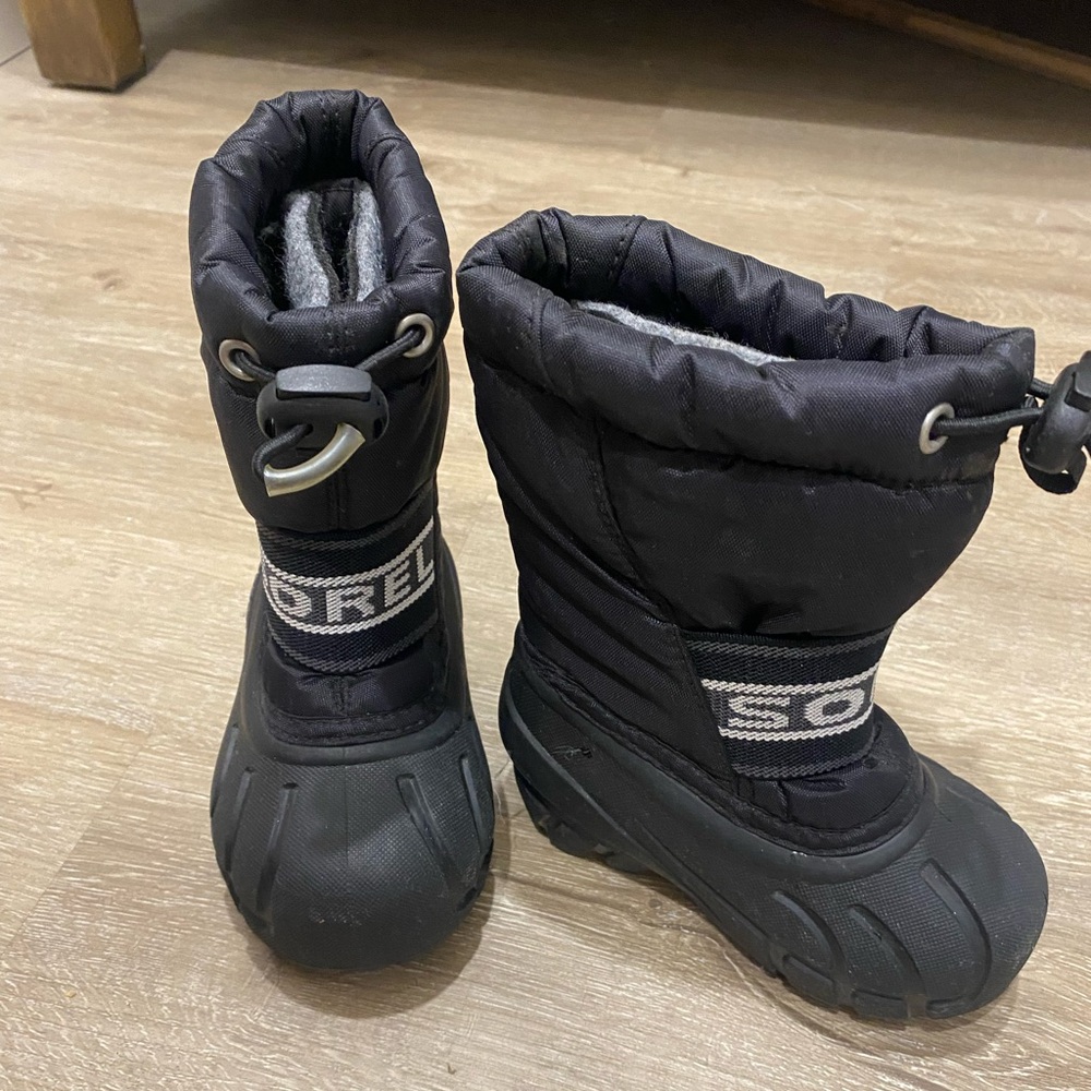 Sorel Kids Black Snow Boots
